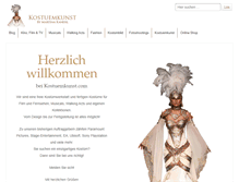 Tablet Screenshot of kostuemkunst.com